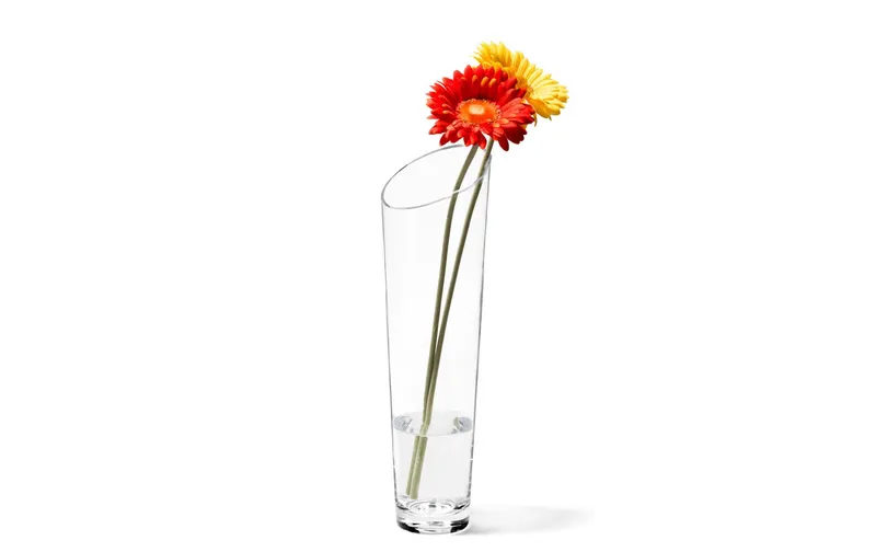 LEONARDO Vase Dynamic 40 cm trasparente