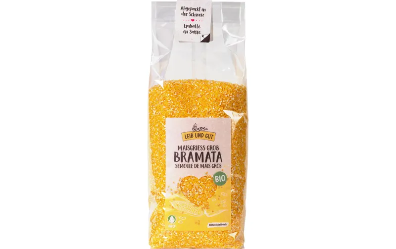 Leib et Gut Bio Mais Griess grob Bramata 500 g