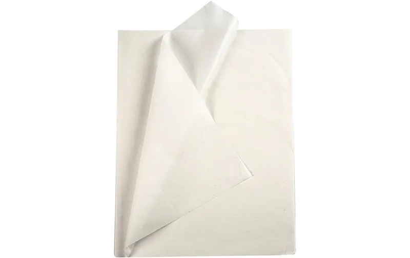 Creativ Company Seidenpapier 50 x 70 cm, 25 Blatt, blanc