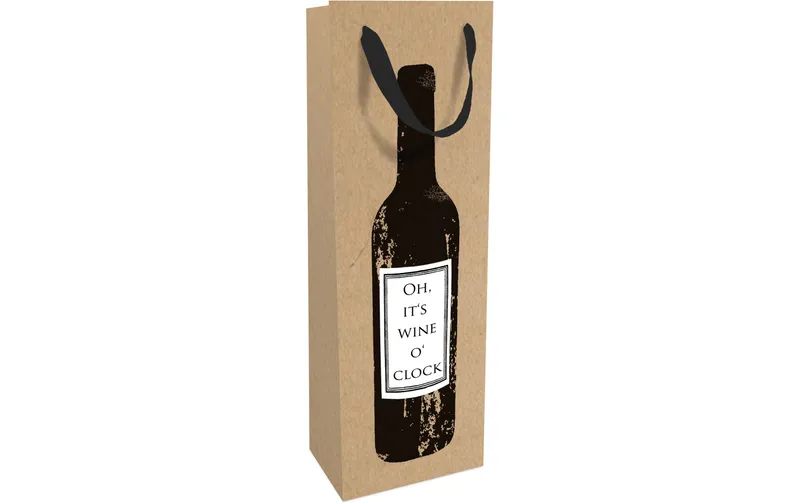 brun + Company Flaschentasche Wine o Clock 12 x 37 x 8 cm