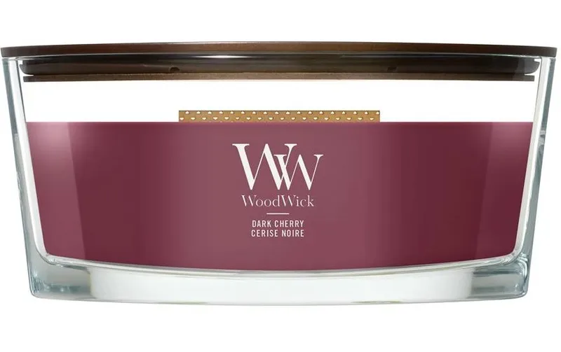 Woodwick Duftkerze Dark Cherry Ellipse