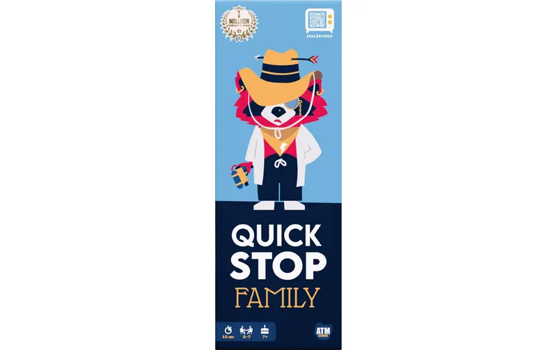 Max Bersinger Kartenspiel Quickstop Familien-Edition -DE