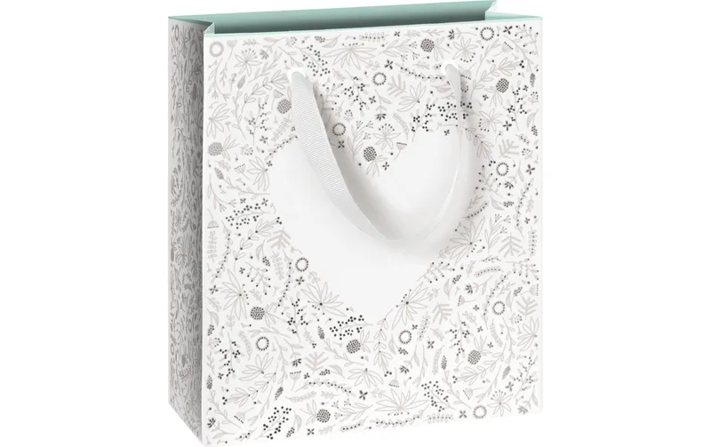 Stewo Geschenktasche Eldana 18×21×8 cm, 250 g/m², 1 pièces, blanc