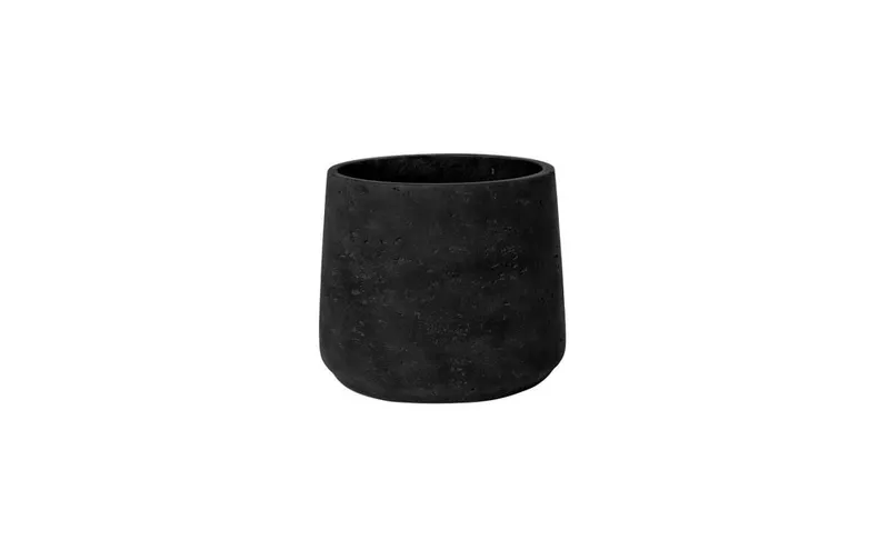 Pottery Pots Pflanzentopf Patt XL, Schwarz gewaschen Schwarz