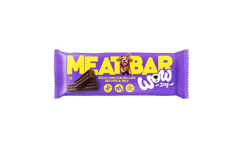 WOW Snack Fleischriegel Hirsch und Lamm 40 g