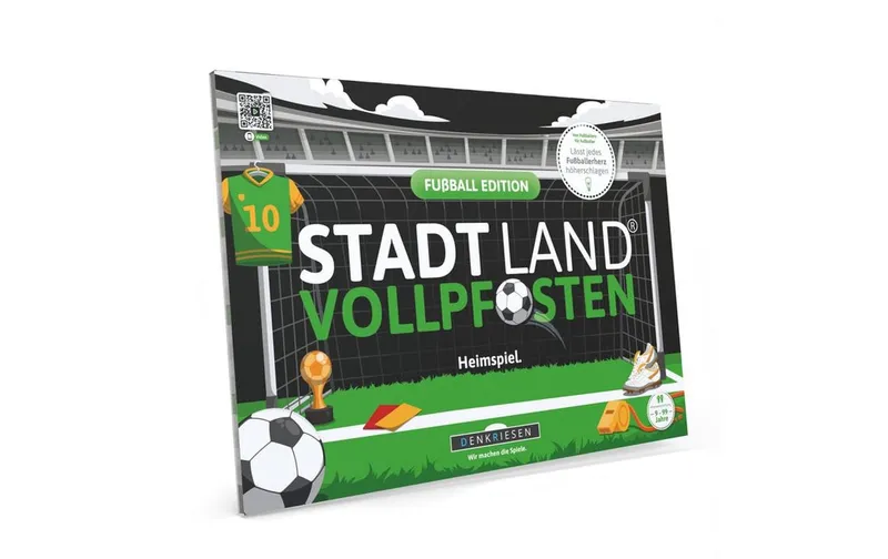 Denkriesen Stadt Land Vollpfosten A4 Block Fussball Edition -DE