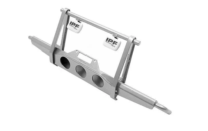 RC4WD Modellbau-Stossstange Shirya Winch IPF Lights VS4-10 silver