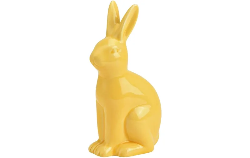 G. Wurm Aufsteller Hase 16 cm, giallo