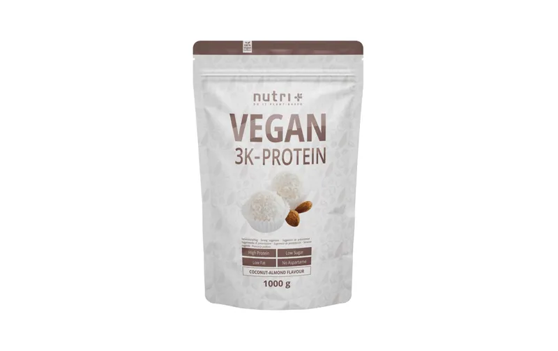 Nutri+ Pulver Vegan 3K Protein Mandel/Kokos 1000 g