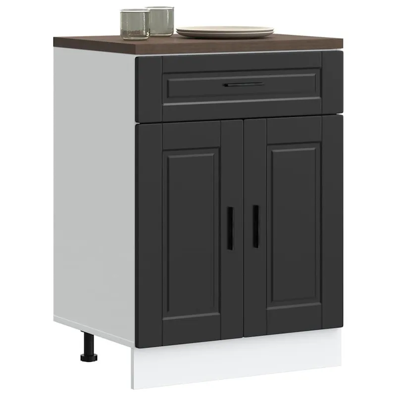 Küchenunterschrank Porto nero derivato del legno