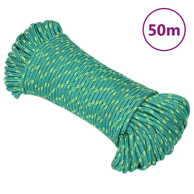 Bootsseil verde 3 mm 50 m Polypropylen