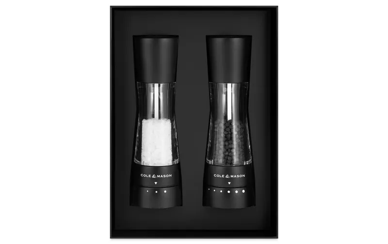 Cole&Mason Macina sale e pepe Derwent, 19 cm, Nero opaco