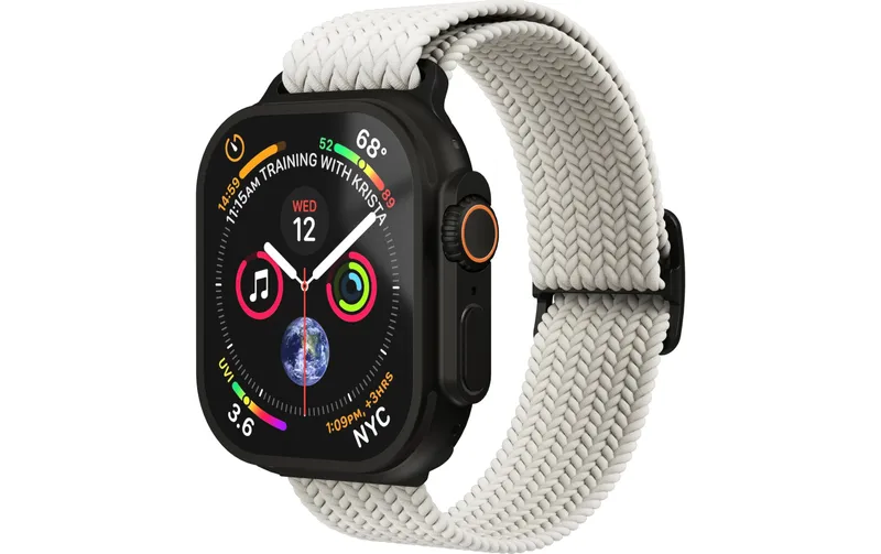 Vonmählen Armband Woven Loop Apple Watch 40/41/42 mm Cream Black