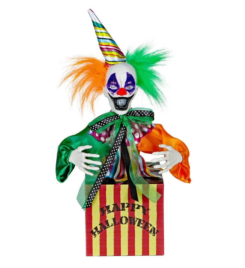 Boite avec Clown qui saute et