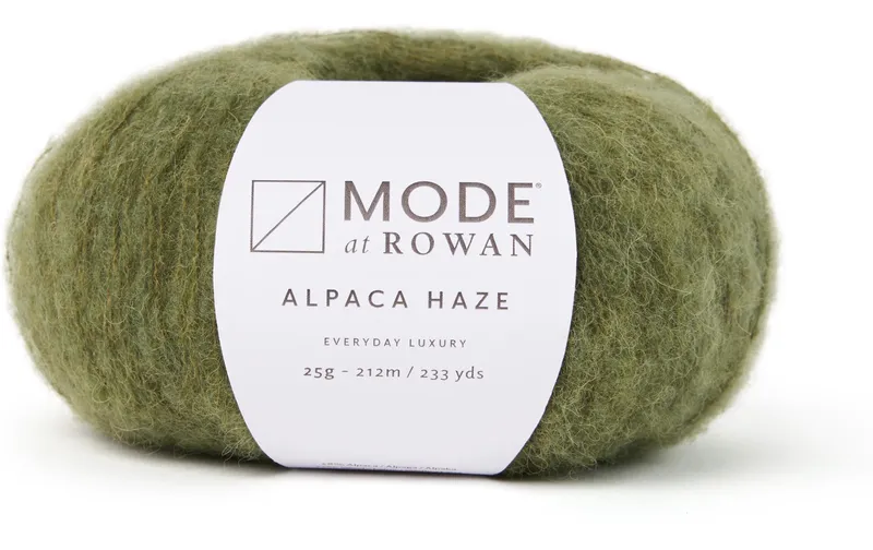 Mode at Rowan Wolle Alpaca Haze 25 g, 212 m, green