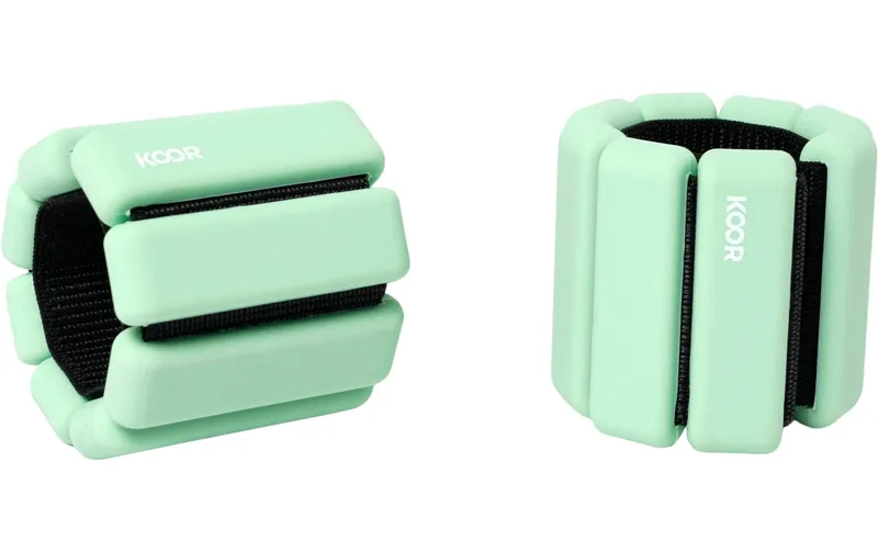 KOOR Gewichtsmanschetten 2 x 0.5 kg, Mintgrün
