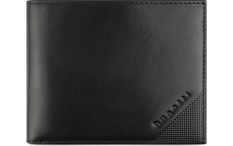Bugatti Portemonnaie Nobile 12 cm, Schwarz