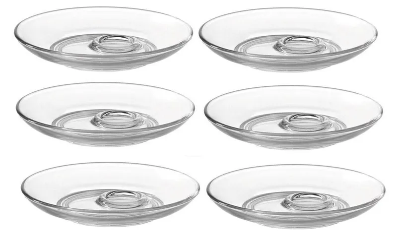 LEONARDO Untertasse Senso Ø 11.5 cm, 6 pezzi, trasparente