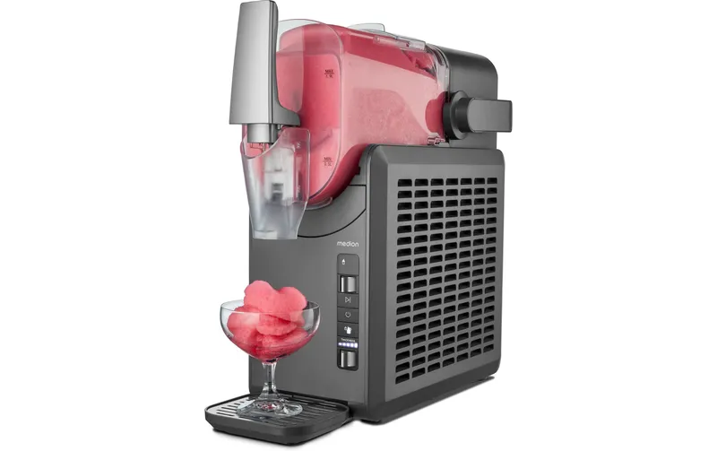 Medion Glacemaschine Slush Ice Maker, 2.6 l, gris