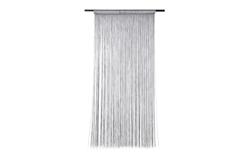 COCON Fadenvorhang 90 cm x 200 cm, gris