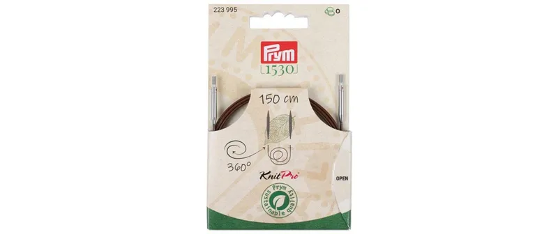 Prym 1530 Natural Kunstfabricseil and Zubehör 360° drehbar, 150 cm