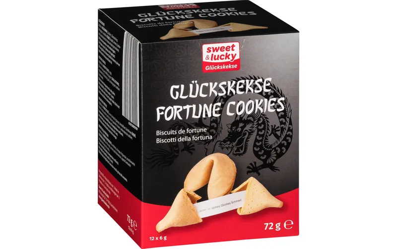 Sweet & Lucky Glückskekse 72 g