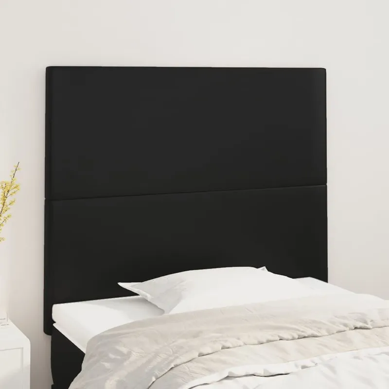 Kopfteil nero 80x5x118/128 cm Kunstleder