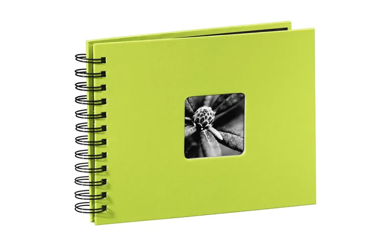 Hama Fotoalbum Fine Art 24 x 17 cm Hellgrün, 50 schwarze Seiten