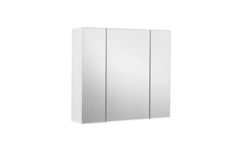 VASAGLE Badezimmershelf with Spiegel 55 x 60 cm, white