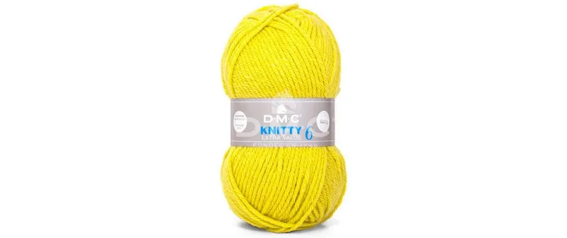 DMC Wolle Knitty 6 Gelb