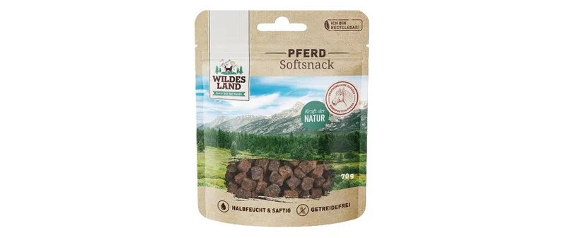Wildes Land Snack Pferd 70 g
