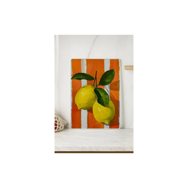 Hermia Schneidebrett Zitrone 20 x 30 cm, Orange