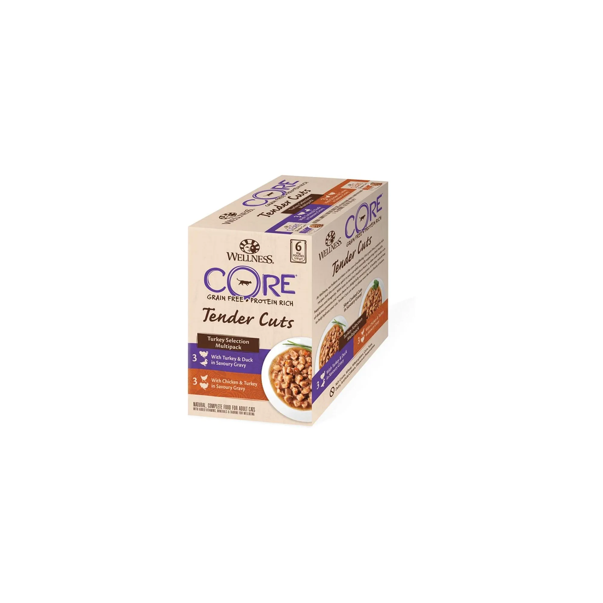 Wellness Core Nassfutter Truthahn Selection 6 x 85 g
