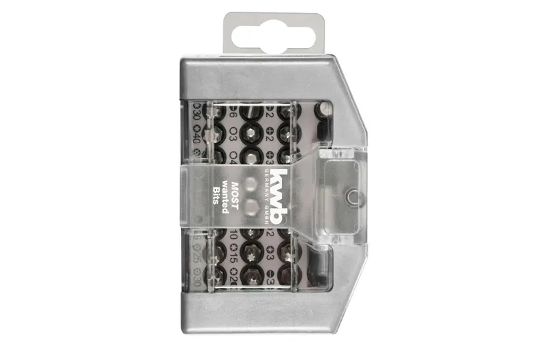 kwb Bit-Set MOST WANTED avec Gürtelclip, 32-teilig