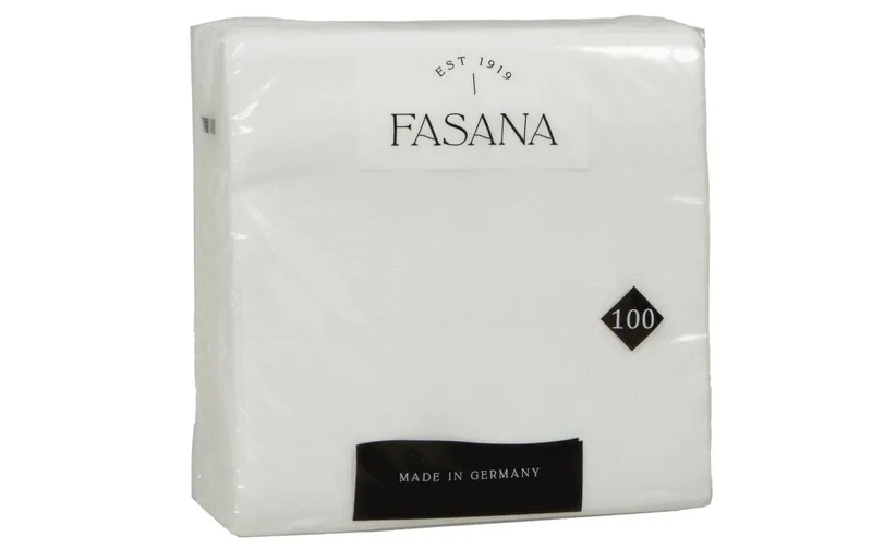 ELCO Papierservietten 33 cm x 33 cm, 100 pieces, white