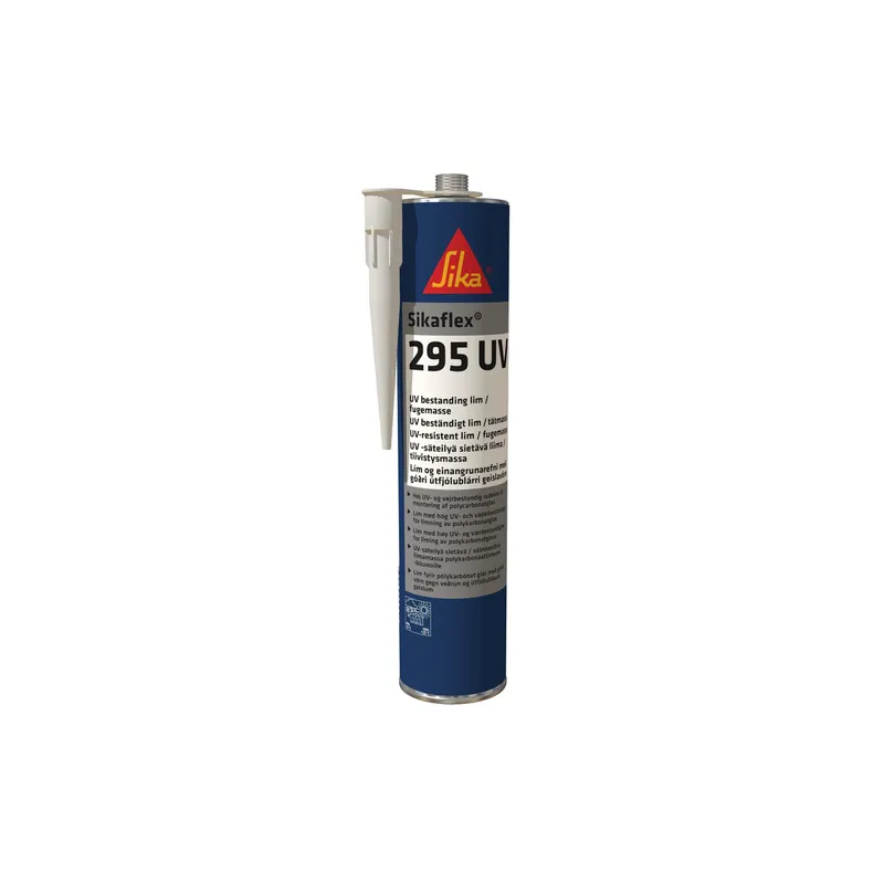 Sika Sikaflex 295 UV, 300 ml Kartusche, schwarz schwarz 300 ml