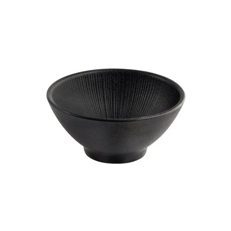 APS Schale APS Bowl Nero Rund 13 cm, Schwarz