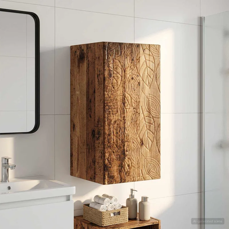 Badezimmer-Wandschrank DELFT Altholz 30 x 31 x 59 cm
