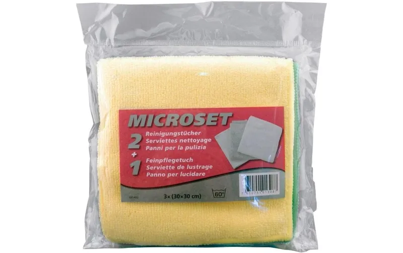 TopLine Mikrofasertuch 30×30 cm 3er-Set
