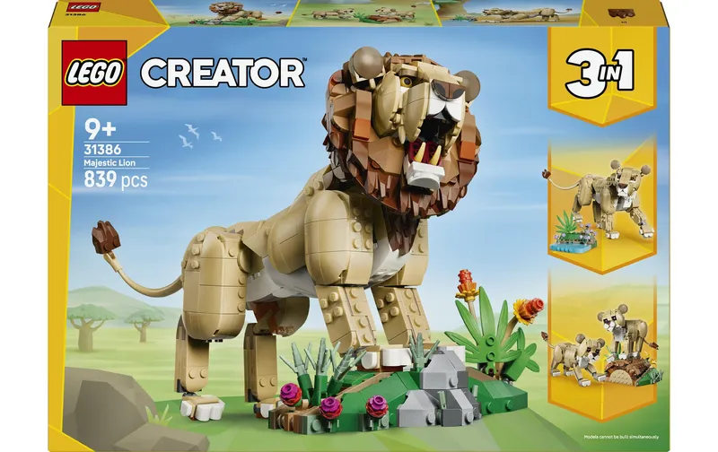 LEGO® Creator Wilde Tiere: Majestätischer Löwe 31386