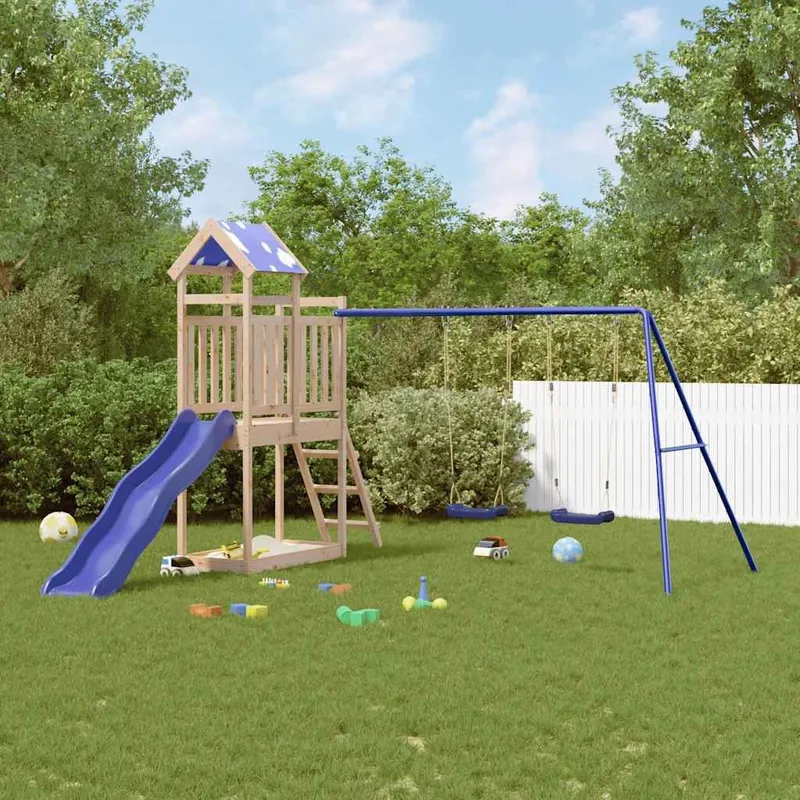 Spielturm solid pine wood