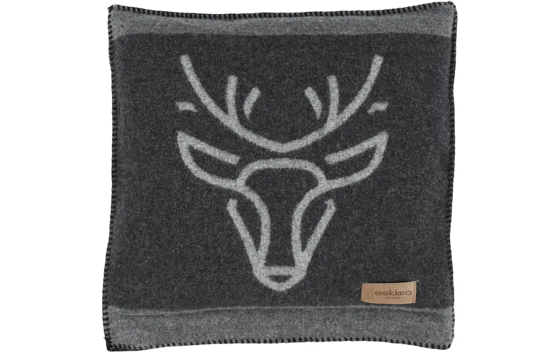 Eskimo Kissen Zernez 45 x 45 cm, antracite