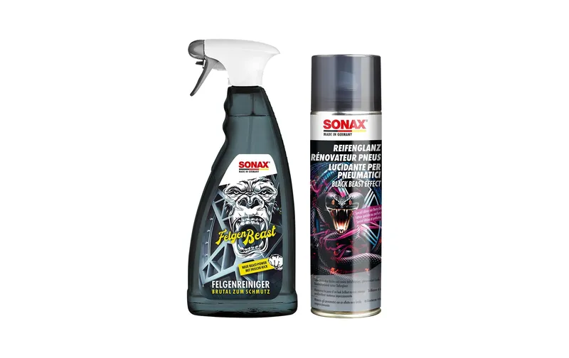 Sonax BEAST SET Felgenreiniger + Reifenglanz Spray