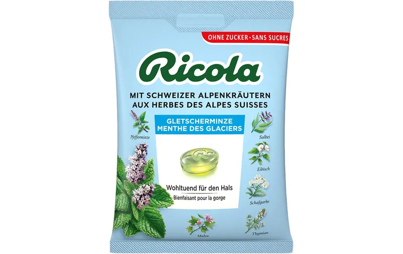 Ricola Bonbons Gletscherminze Beutel 125 g