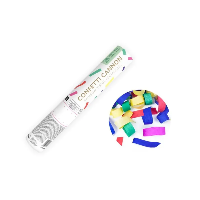 Partydeco PartyDeco Konfettikanone Mix 1 pièces, multicolore