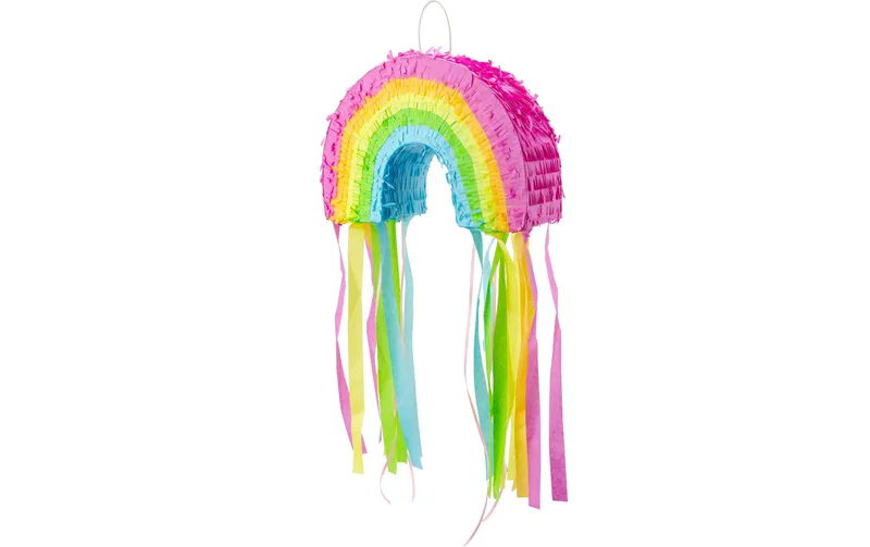 Partydeco Pinata Regenbogen, 30 x 20 x 10 cm, multicolore, 1 pezzi