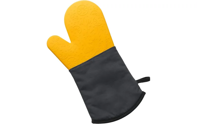 Lurch Küchenhandschuh noir/Gelb