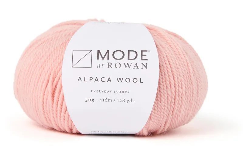 Mode at Rowan Wolle Alpaca Wool 50 g, 116 m, Rosa