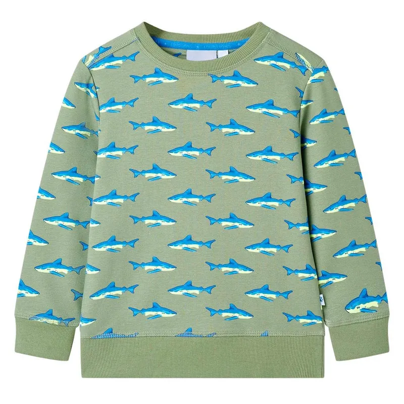 Sweatshirt pour enfants kaki clair 116