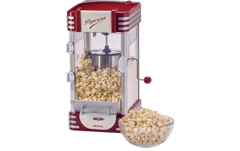 Ariete Popcorn Maschine Vintage XL rosso/bianco